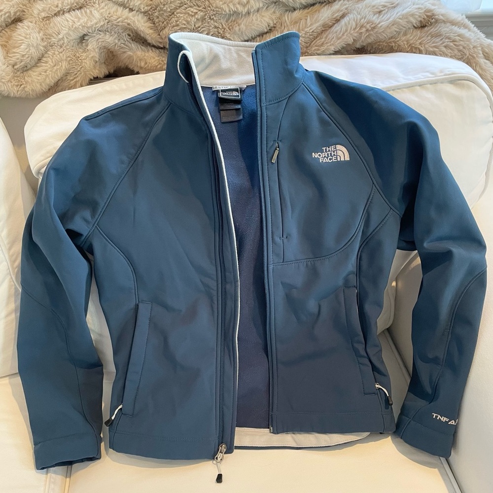 The North Face Apex Soft Shell Jacket Blue